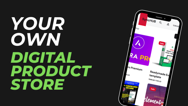 Build Complete digital Product Selling Store